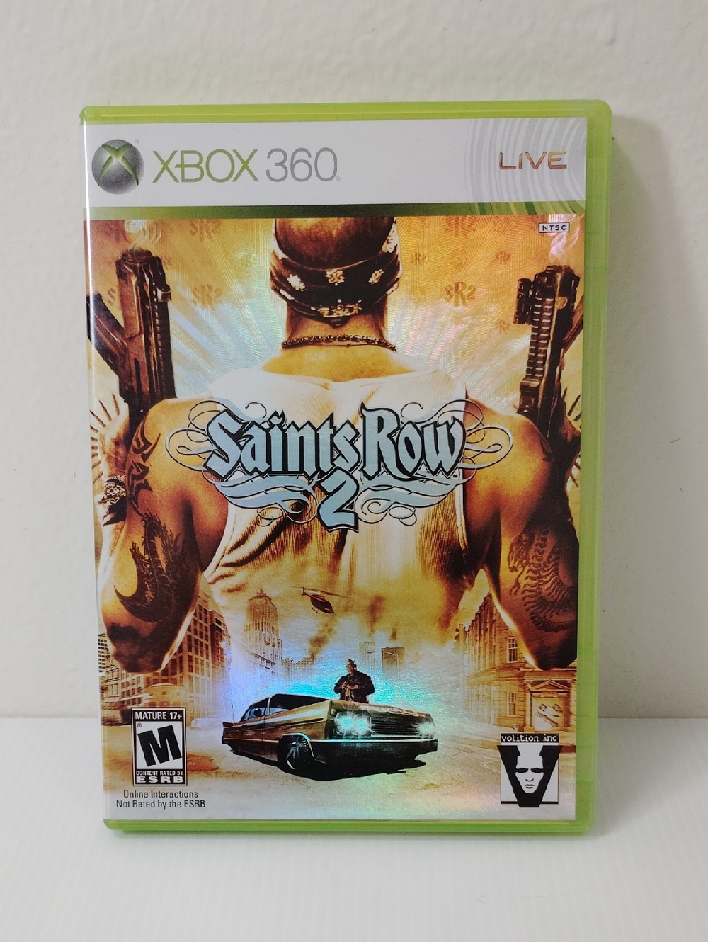 Microsoft Xbox 360 Saints Row 2 - Lime Green Case